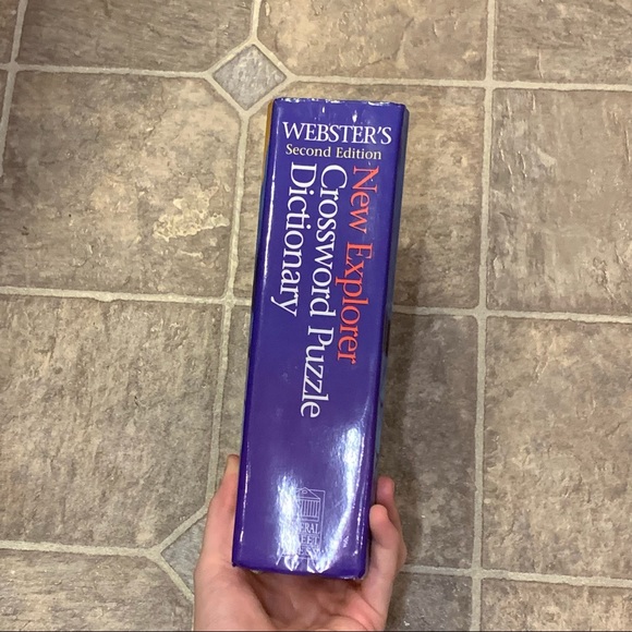 Webster’s New Explorer Crossword Puzzle Dictionary Second Edition Hardback Book - Picture 3 of 11